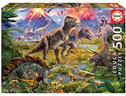 Educa puzzle Dinosaur Gathering 500 pièces - jouet dinosaure