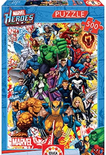 Educa puzzle héros Marvel 500 pièces - puzzle super-héros