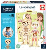 Educa jeu éducatif corps humain carton enfants