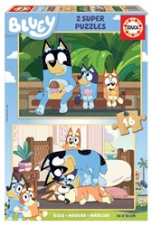 Educa puzzle en bois Bluey 2x16 pièces jouet éducatif