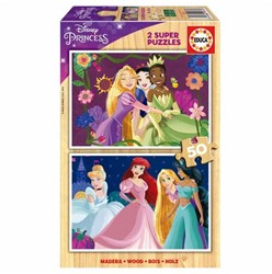 Educa puzzle princesse Disney 2 x 50 pièces carton puzzle enfant