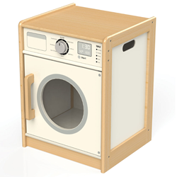 Tidlo machine à laver en bois jouet - jeu de rôle éducatif
