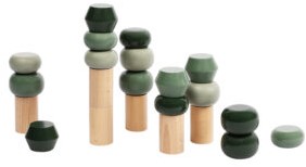 Atan Arbre d'empilage en bois