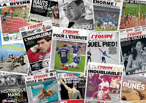 Nathan Die Emblematischen Titelseiten / L'Equipe - 1000 Teile