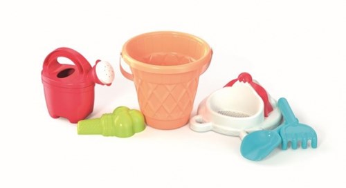 Androni Giocattoli set seau jouet plage 17cm bac à sable glace-2