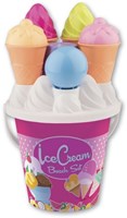 Androni Giocattoli jouet de plage Seau Ice Cream 17cm moules à sable-2