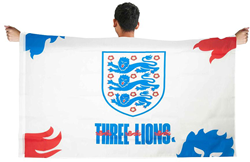 Team Merchandise cape drapeau Angleterre - fan flag 5ft x 3ft polyester