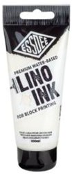 Essdee encre pour linogravure blanche 100ml - peinture de qualité premium