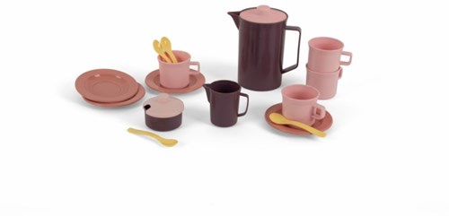 Dantoy Fairytale set à café jouet 17 pièces durable et sûr
