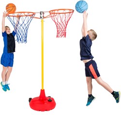 Spordas ensemble de paniers de basket Back-To-Back Goals pour Big Red Base