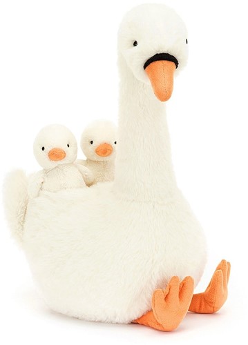 Jellycat Peluche Cygne en plumes