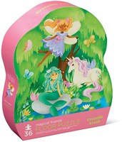 Crocodile Creek Maxi puzzle - 36 pièces - Les amis magiques