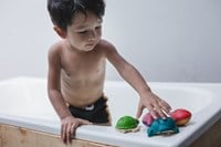 PlanToys Jouets en bois Set de bain Sea Life