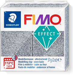 Fimo pâte à modeler Effect gris granit 57g cuisson créative