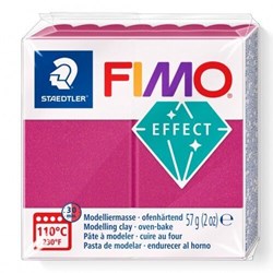 Fimo pâte à modeler bordeaux métallisé 57g cuisson au four jouet créatif