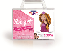 Fimo kit pâte polymère princesse Margot - coffret créatif pour enfants