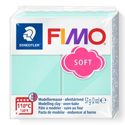 Fimo pâte à modeler couleur menthe 57g - argile douce à cuire pour loisirs créatifs