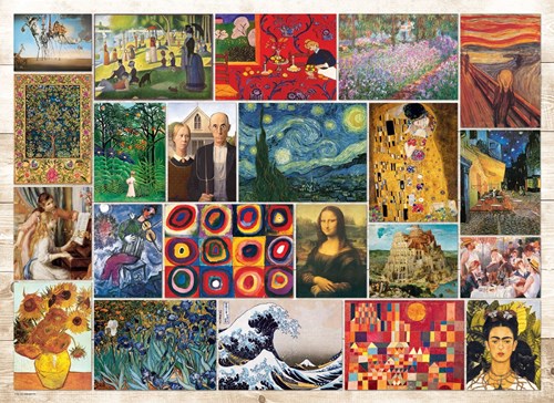 Eurographics puzzle collage d'art - 1000 pièces - puzzle
