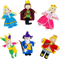 Bigjigs Royalty Finger Puppets (marionnettes à doigts)