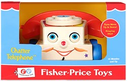 Téléphone bavard classique jouet rétro Fisher Price téléphone pour tout-petit
