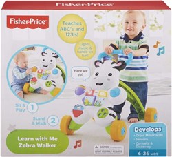 Mattel trotteur bébé Fisher-Price jouet zèbre musical pour bébé