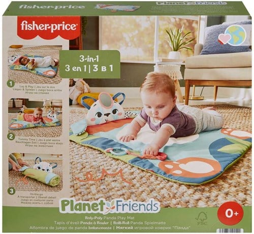 Tapis d'éveil Mattel Fisher-Price panda bébé durable FSC