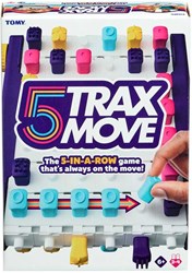 Tomy jeu de société Five Trax - jeu familial stratégique pour enfants