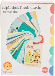 Tiger Tribe cartes éducatives alphabet animaux - cartes d'apprentissage ABC