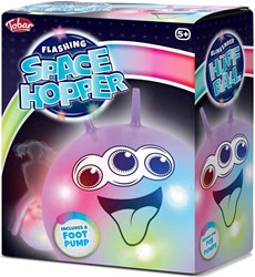 Tobar space hopper jouet lumineux - ballon sauteur multicolore