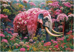 Educa puzzle éléphant floral - puzzle 1000 pièces multicolore
