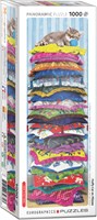 Eurographics Fluffy Kitty sur Pillows Panorama (1000)-2