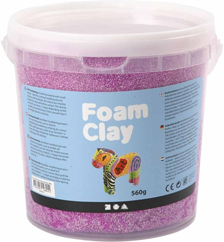 Foam Clay - Neon Paars, 560gr.