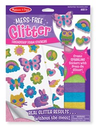 Melissa & Doug autocollants mousse amitié - kit créatif paillettes enfants