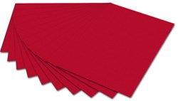 Folia carton photo A4 rouge vif - 300g - 50 feuilles papier créatif