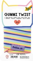Folia élastique à sauter Gummi Twist 4m jouet d'extérieur coloré