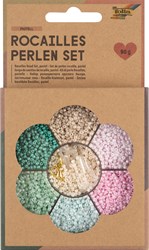 Folia set de perles pastel - création de bijoux créatifs pour enfants