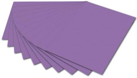 Folia papier à dessin 50x70 cm 130 g 10 feuilles violet foncé créatif