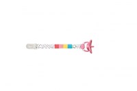 Heless attache-tétine poupées avec clip multicolore plastique