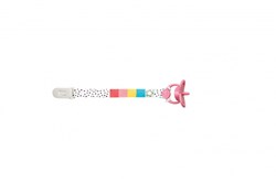 Heless attache-tétine poupées avec clip multicolore plastique