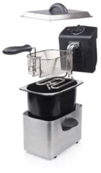 Tristar friteuse inox 2,0L compacte - friteuse camping 800W zone froide