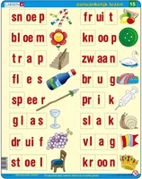 Larsen puzzle - apprendre à lire le néerlandais - 29 pièces éducatif