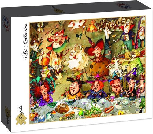 Grafika puzzle François Ruyer - puzzle sorcières - 2000 pièces-2