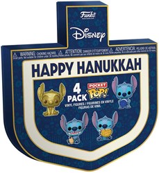 Funko set de porte-clés Stitch - Dreidel Box - 4 pièces - Lilo and Stitch
