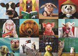 Eurographics puzzle animaux drôles 1000 pièces puzzle animaux carton