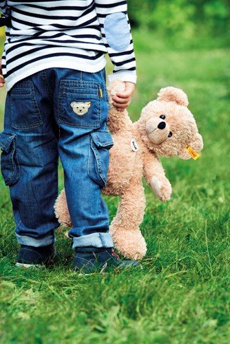 Steiff ours en peluche Fynn - 40 cm beige - nounours doux-3