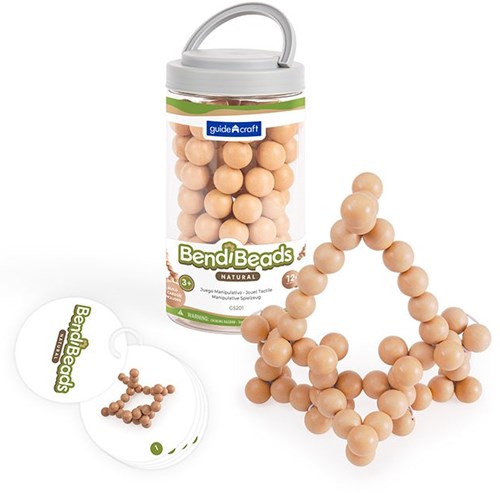 Guidecraft BendiBeads - jouet éducatif en carton multicolore