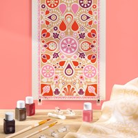 Djeco peinture sur soie jouet créatif FSC MIX multicolore