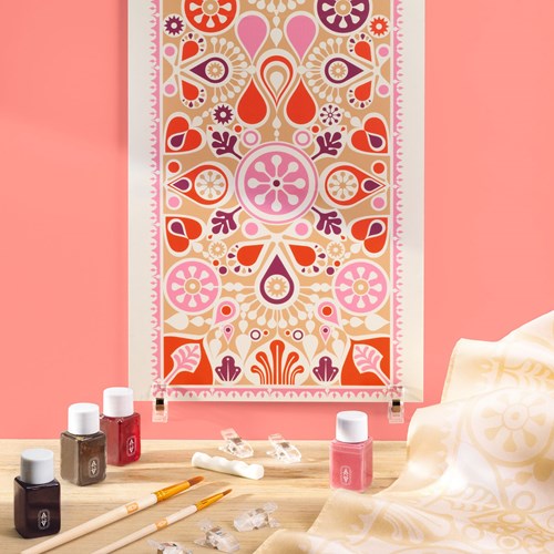 Djeco peinture sur soie jouet créatif FSC MIX multicolore