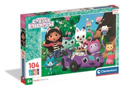 Clementoni puzzle Maison de poupée de Gabby - 104 pièces - jouet coloré