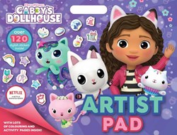 Totum Gabby's Dollhouse livre d'activités - Artist Pad coloriages autocollants